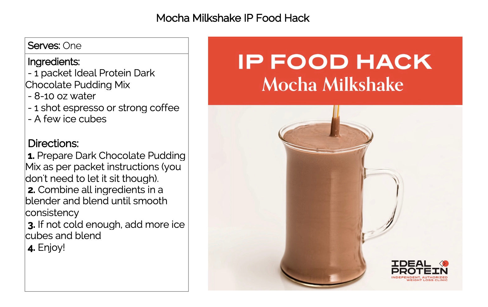 Dark Chocolate Pudding Mix