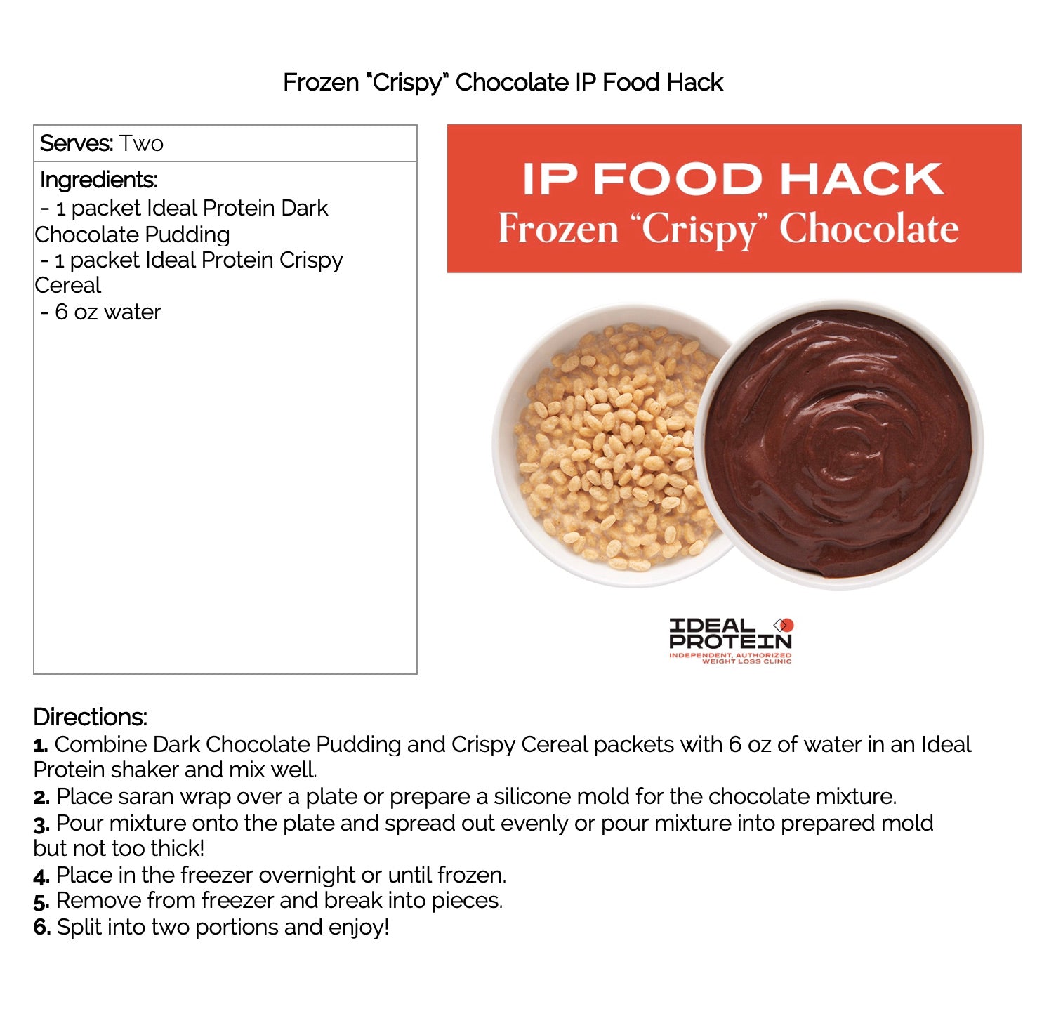 Dark Chocolate Pudding Mix