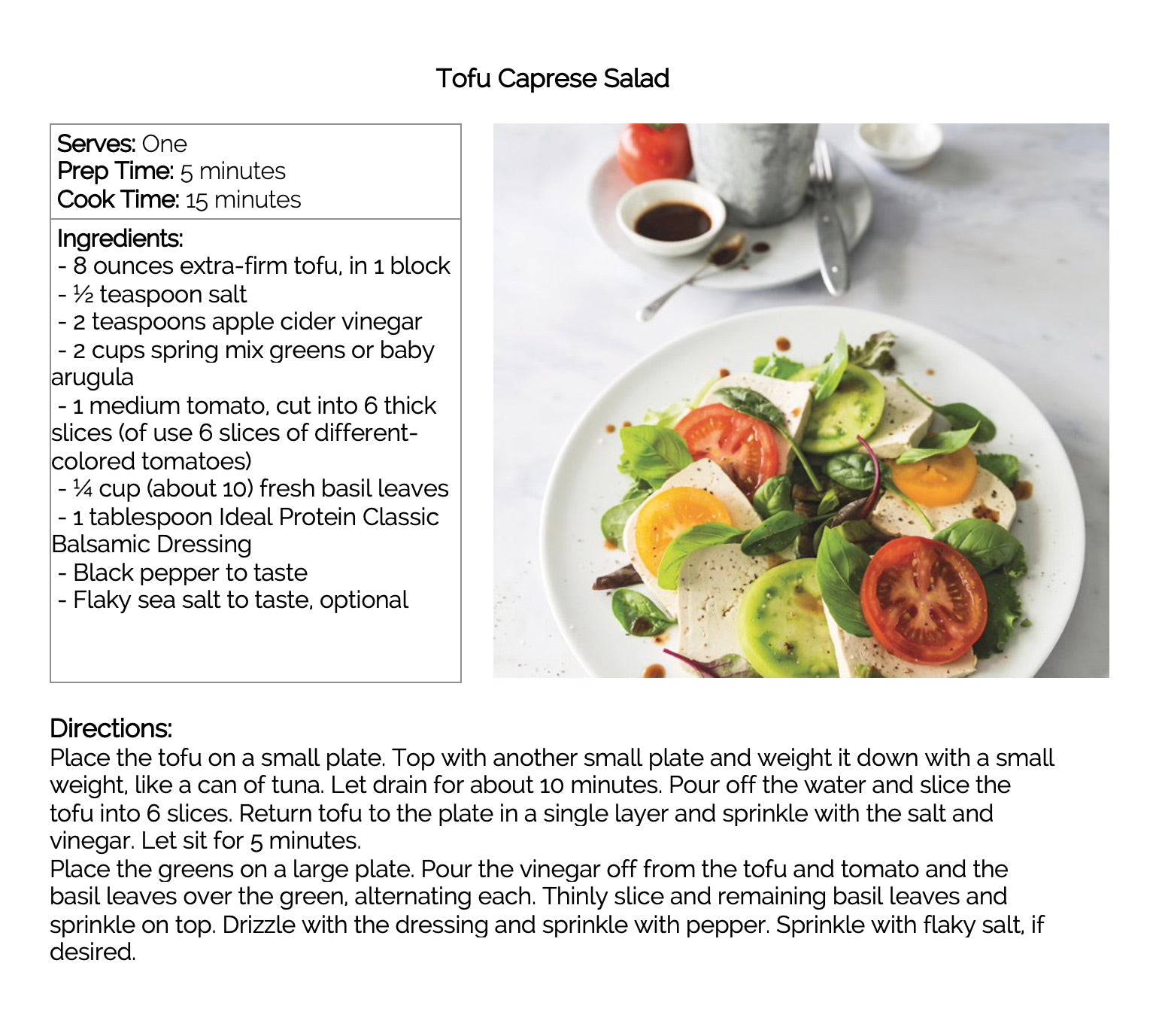 Classic Balsamic Dressing