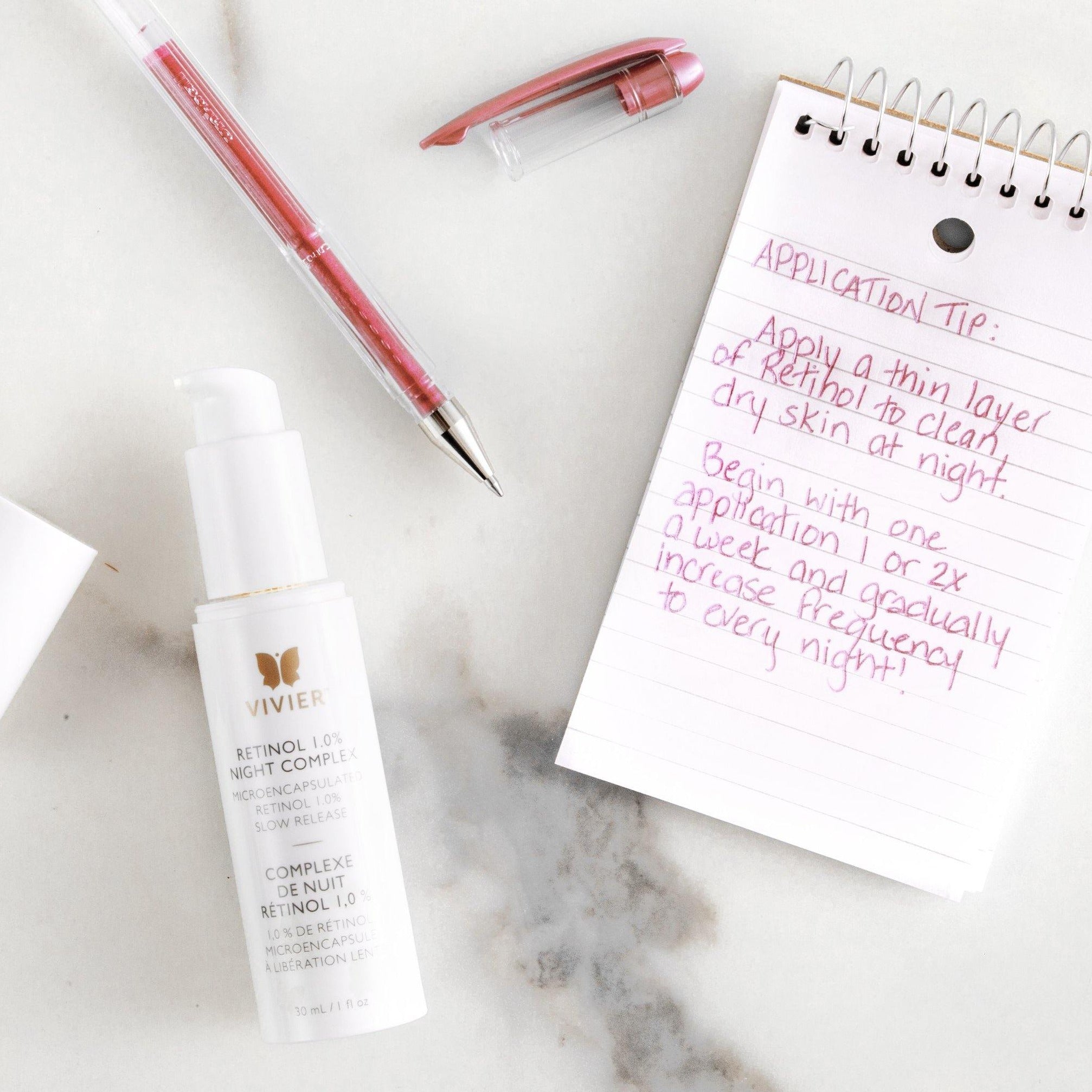 Vivier Retinol 1.0 Night Cream for Wrinkles & Texture